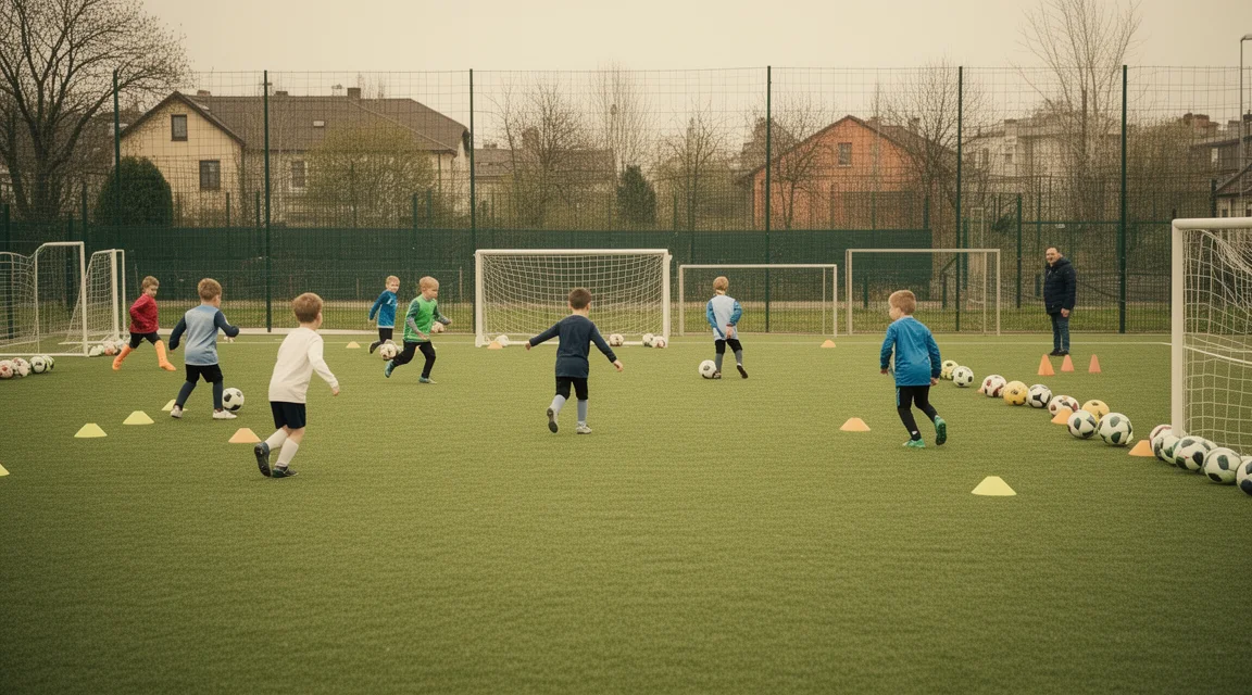 Trening żaków U7-U9: gotowe gry i wskazówki dla trenera